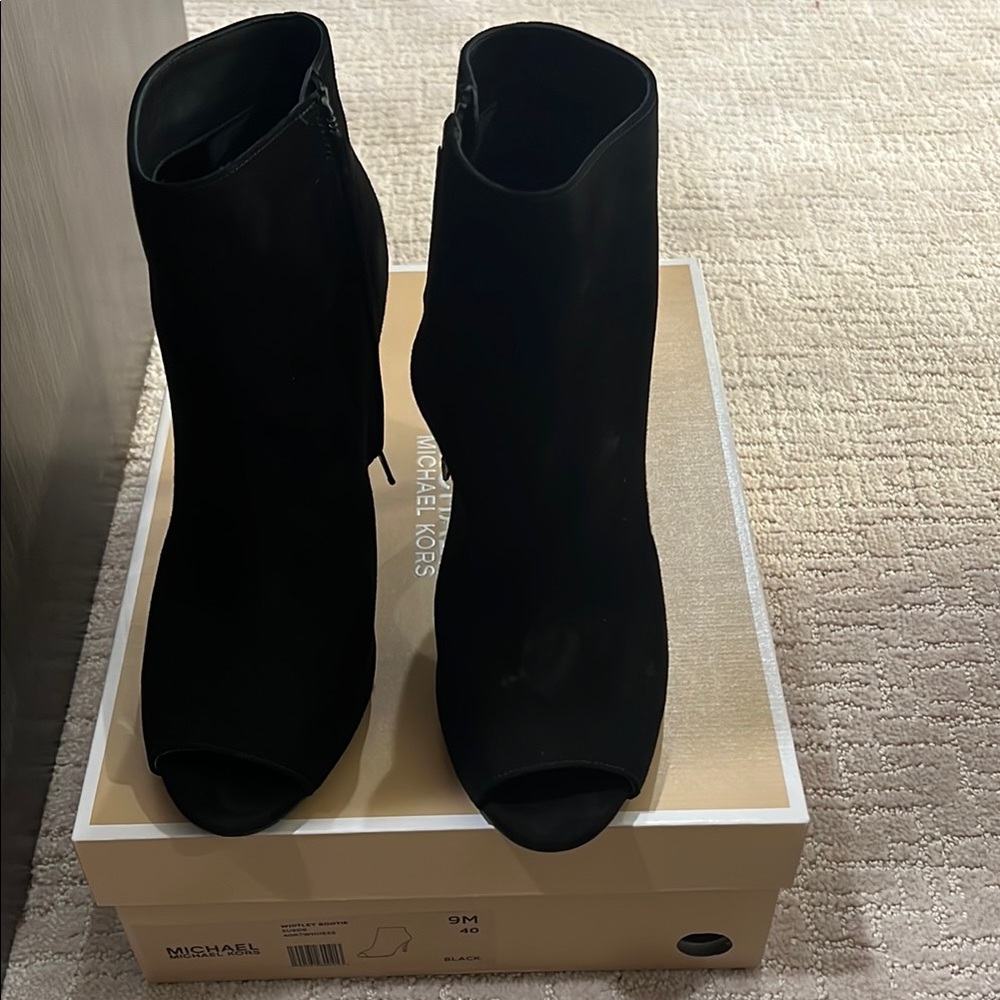 Michael Kors Women's Black Ankle Boots